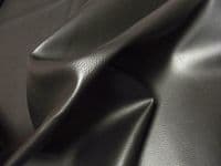 Faux LEATHER Leatherette PVC Vinyl Upholstery Fabric Material - BLACK